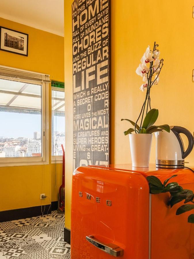 Le Ptit Jaune- Terrasse Sur Le Vieux Port Marsilya Dış mekan fotoğraf